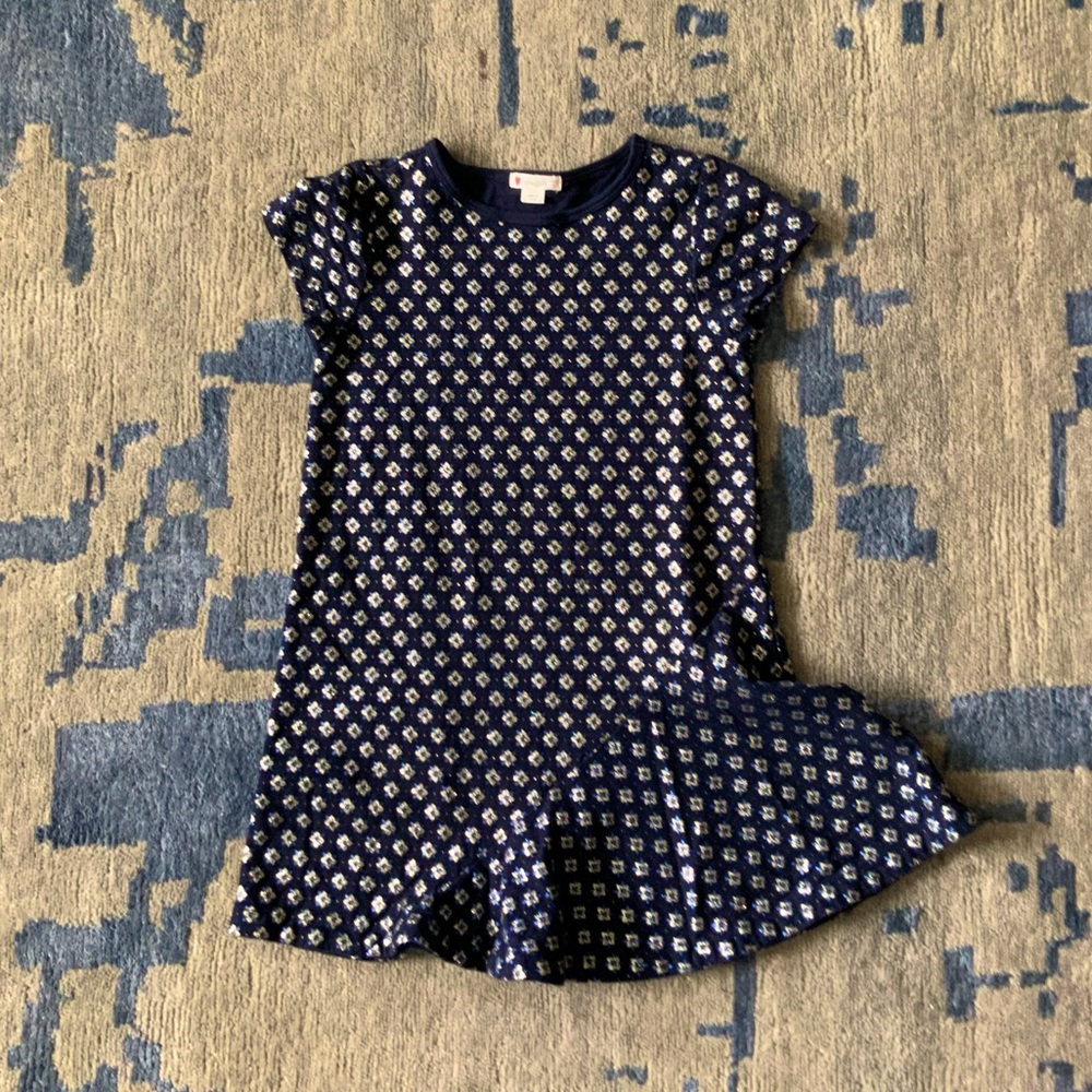 Crewcuts Girl’s Dress Navy Blue Sz 6